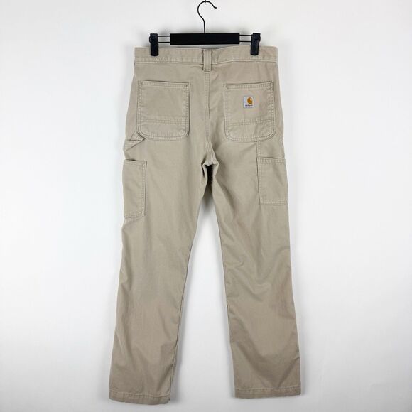 Carhartt B324 FDK Pants Men's Work Relaxed Fit Tan Utility Carpenter - Picture 5 of 16
